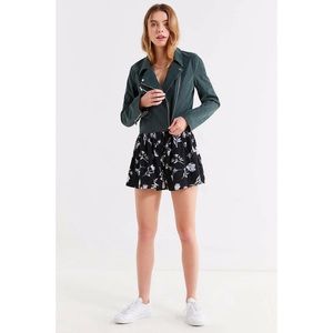 Faux Suede Moto / Biker Jacket